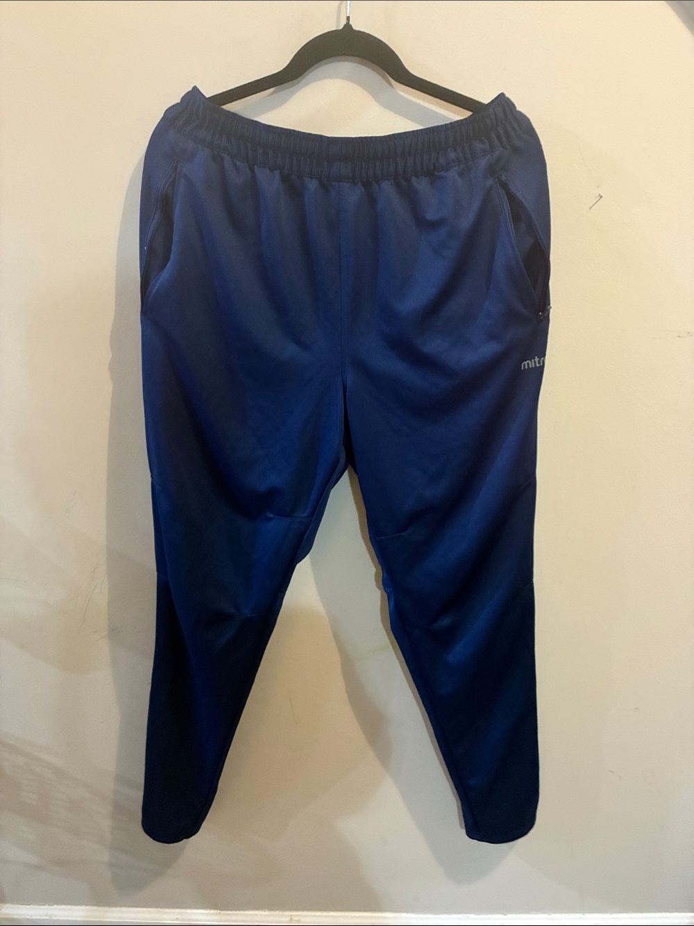 Mitre Men's Navy Athletic Track with Elastic Waist size Large